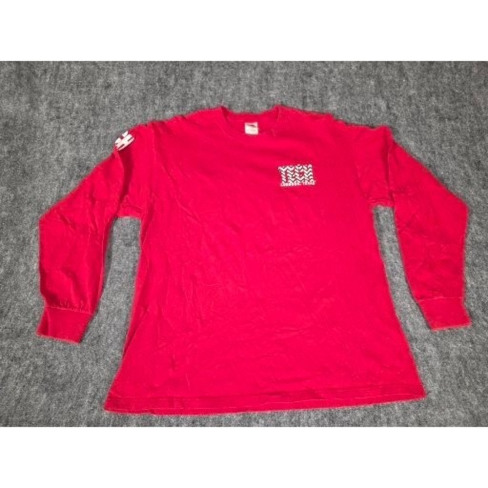 Texas Tech Red Raiders Long Sleeve T Shirt Mens XL Red Tech Lubbock Texas